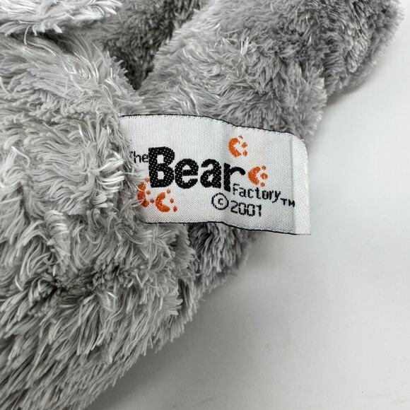 The Bear Factory 2001 Gray Hippo Furry Hippopotamus 15" Plush Stuffed Animal Toy - Picture 9 of 12